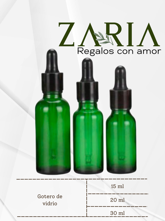 Gotero verde con negro
