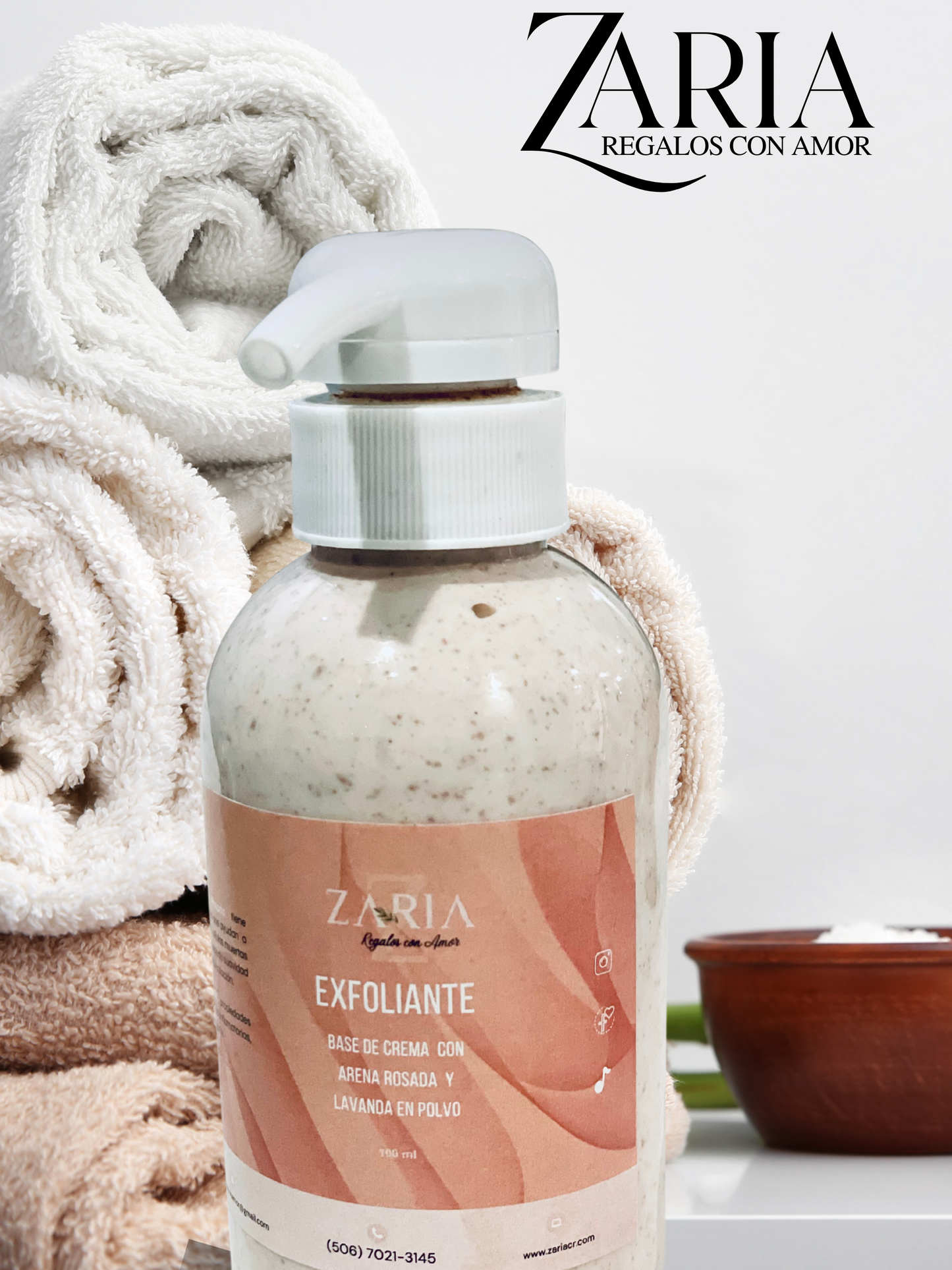 Exfoliante Corporal de Caléndula y lavanda