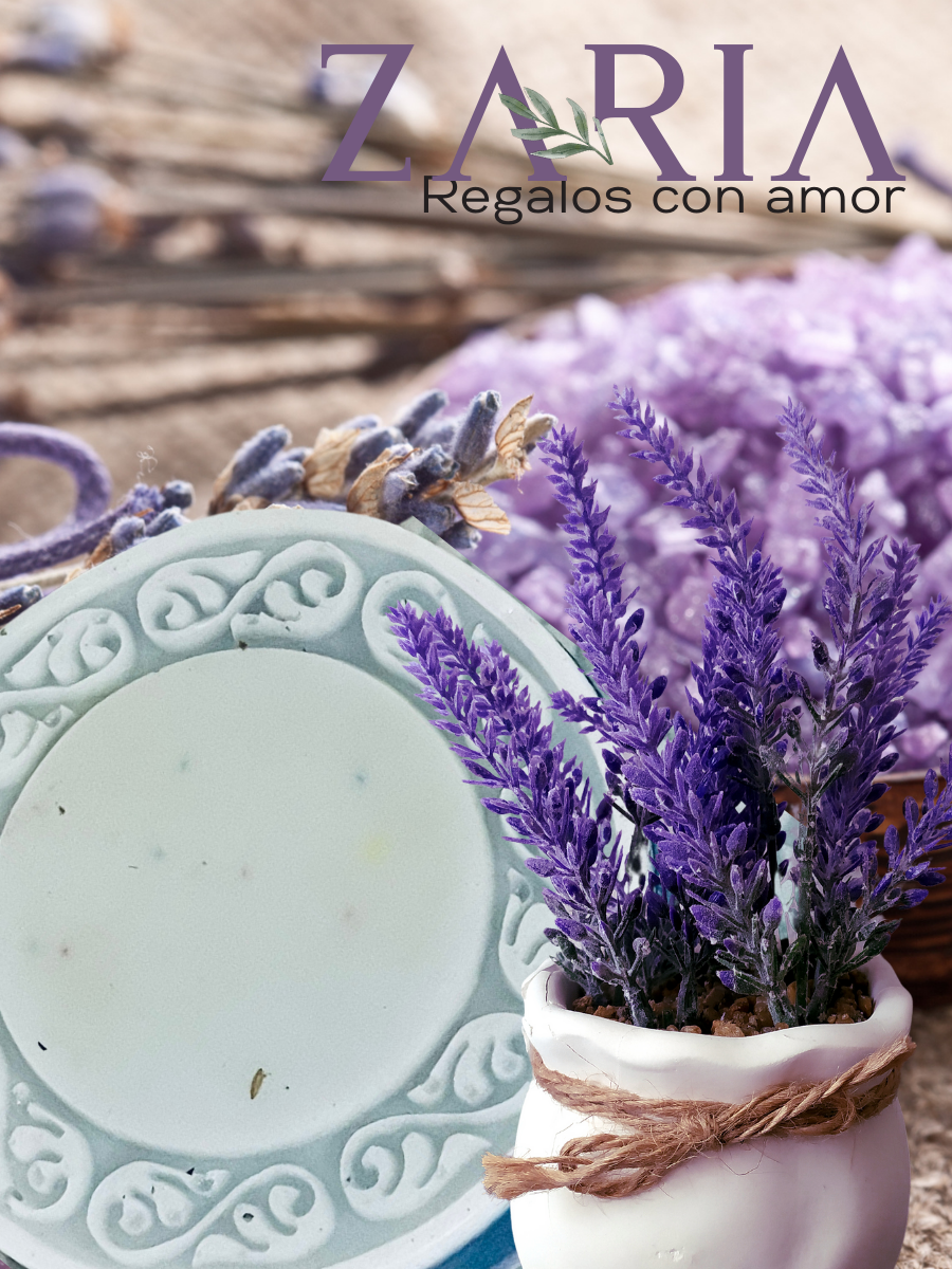 Jabón Corporal de Lavanda con capullos de Lavanda