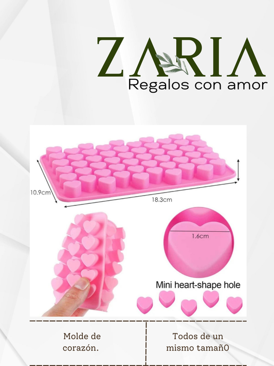 Molde de corazones para decoración