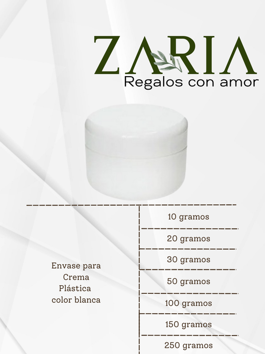 Cremera Plastica color blanca